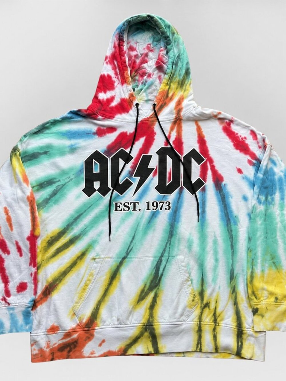 Vintage AC/DC Tye Die Hoodie
